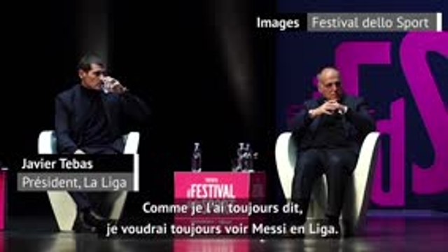 Barcelone - Tebas: Un départ de Messi n'aurait pas été une bonne idée
