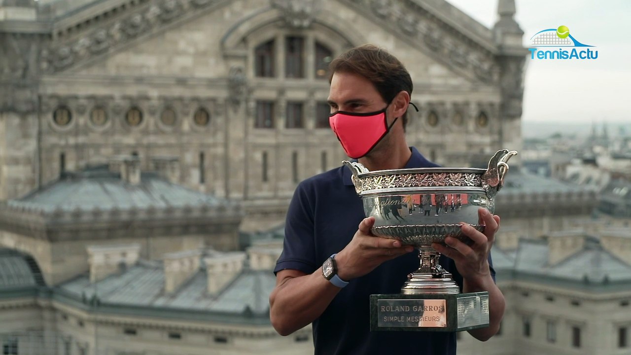 Roland-Garros 2020 - Rafael Nadal on roof in Paris  : "Un honneur de rejoindre Roger Federer"