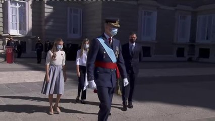 Los Reyes presiden un atípico 12-O por la pandemia y las tensiones políticas