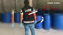 Adana'da sahte içki operasyonu! 1500 litre ele geçirildi