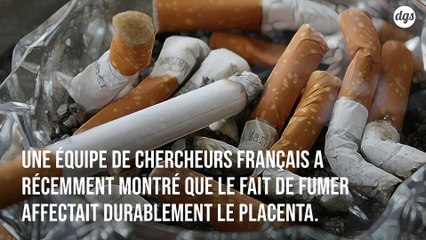 Fumer affecterait le placenta des femmes enceintes, même après l’arrêt