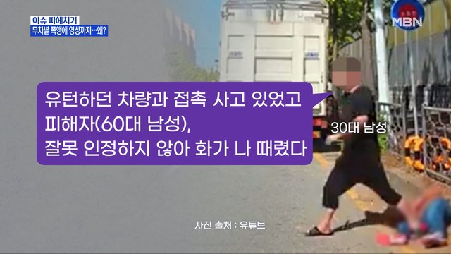 MBN 뉴스파이터-도로에서 무차별 폭행하고 영상까지…왜?