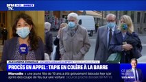 Affaire de l'arbitrage: le coup de colère de Bernard Tapie lors du procès en appel