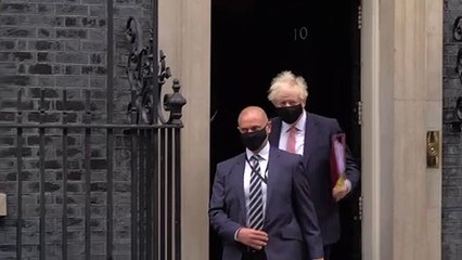 PM leaves Downing St for Commons