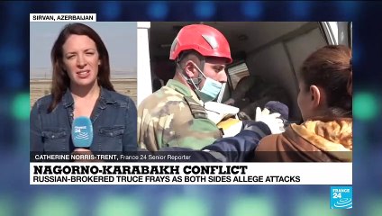 Nagorno-Karabakh: Armenia, Azerbaijan report attacks despite cease-fire deal