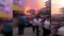 Hatay'daki yangından çocuklarını alıp kaçan baba: Taksim'de yürüyen ünlülerin sesi çıkmadı