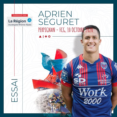 Video : Video - L'essai d'Adrien Seguret  Perpignan, saison 2020-2021