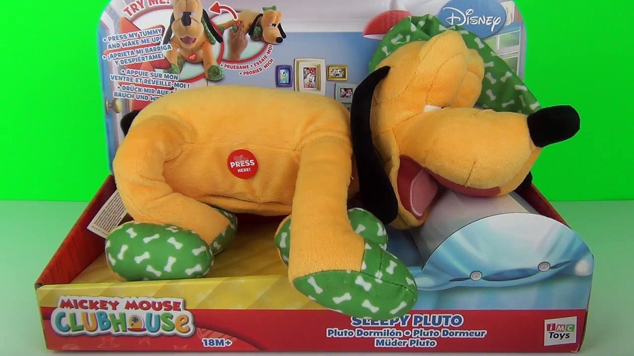Disney Junior Mickey Mouse Clubhouse Funny Sleeping & Snoring Pluto Toy