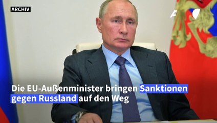 Скачать видео: Anschlag auf Nawalny: EU bringt Sanktionen gegen Russland auf den Weg