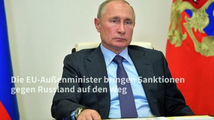 Anschlag auf Nawalny: EU bringt Sanktionen gegen Russland auf den Weg