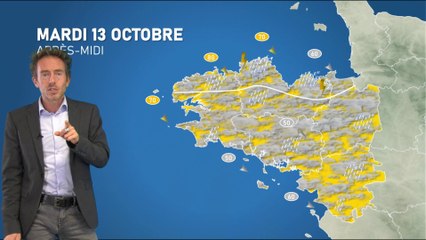 Bulletin météo pour le mardi 13 octobre 2020