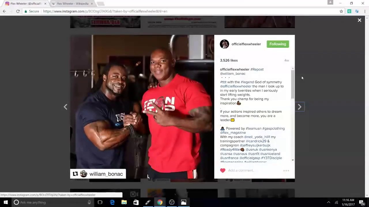 Flex Wheeler 2017 Comeback_