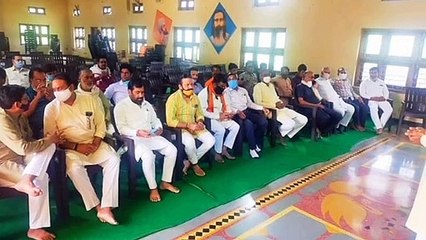 भाजपा जिला कार्यालय में राजमाता सिंधिया की जयंती मनाई