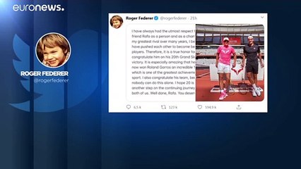 Nadal egalisiert Federers Rekord: "Ich hoffe auf Rogers Comeback"