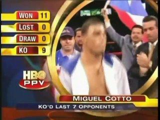 Miguel Cotto vs John Brown (14-09-2002) Full Fight