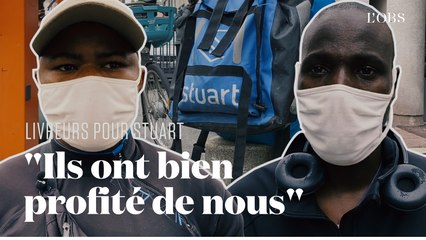 Des livreurs sénégalais pour la plateforme Stuart témoignent après avoir été "déconnectés"