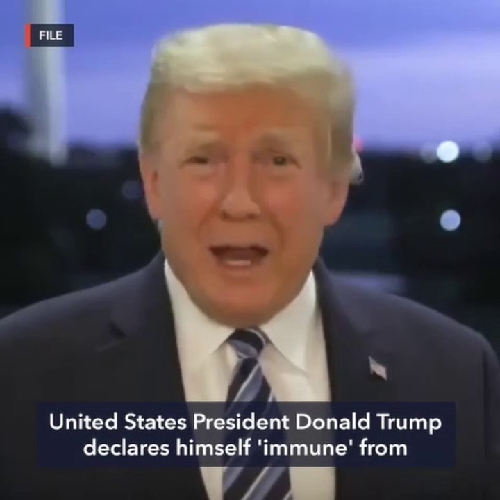 Trump: 'I am immune' from COVID-19