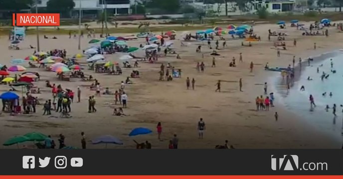 31 mil viajeros visitaron diferentes playas de la provincia de Santa Elena