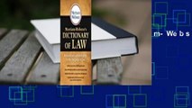 About For Books  Merriam-Webster's Dictionary of Law  Best Sellers Rank : #4