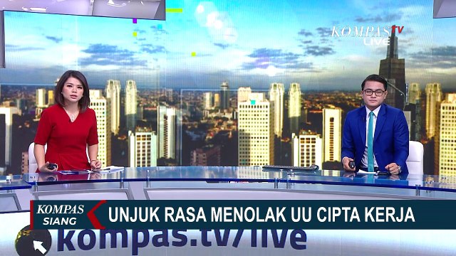 Unjuk Rasa Tolak UU Cipta Kerja Masih Berlanjut di Kota Palu