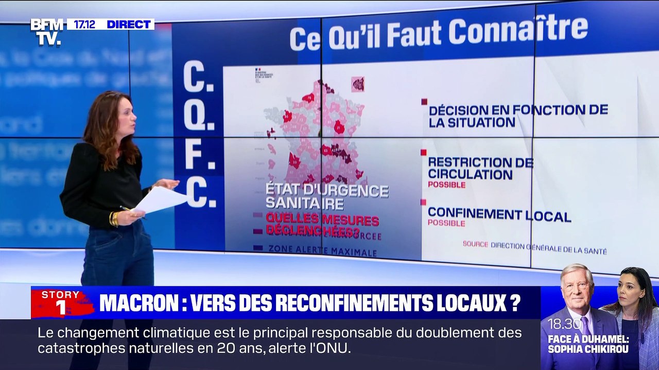 Story 1 : Vers des reconfinements locaux ? - 12/10