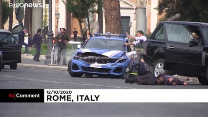 Tom Cruise à Rome sur le tournage de "Mission impossible" n°7