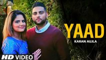 Yaad Karan Aujla | ( Official Video) New song | Karan Aujla New song 2020 | Lastest Punjabi songs 2020