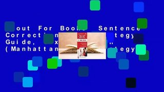 About For Books  Sentence Correction GMAT Strategy Guide, Sixth Edition (Manhattan GMAT Strategy