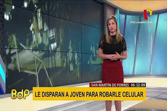 Hampones disparan y roban celular a joven en la puerta de su casa en SMP