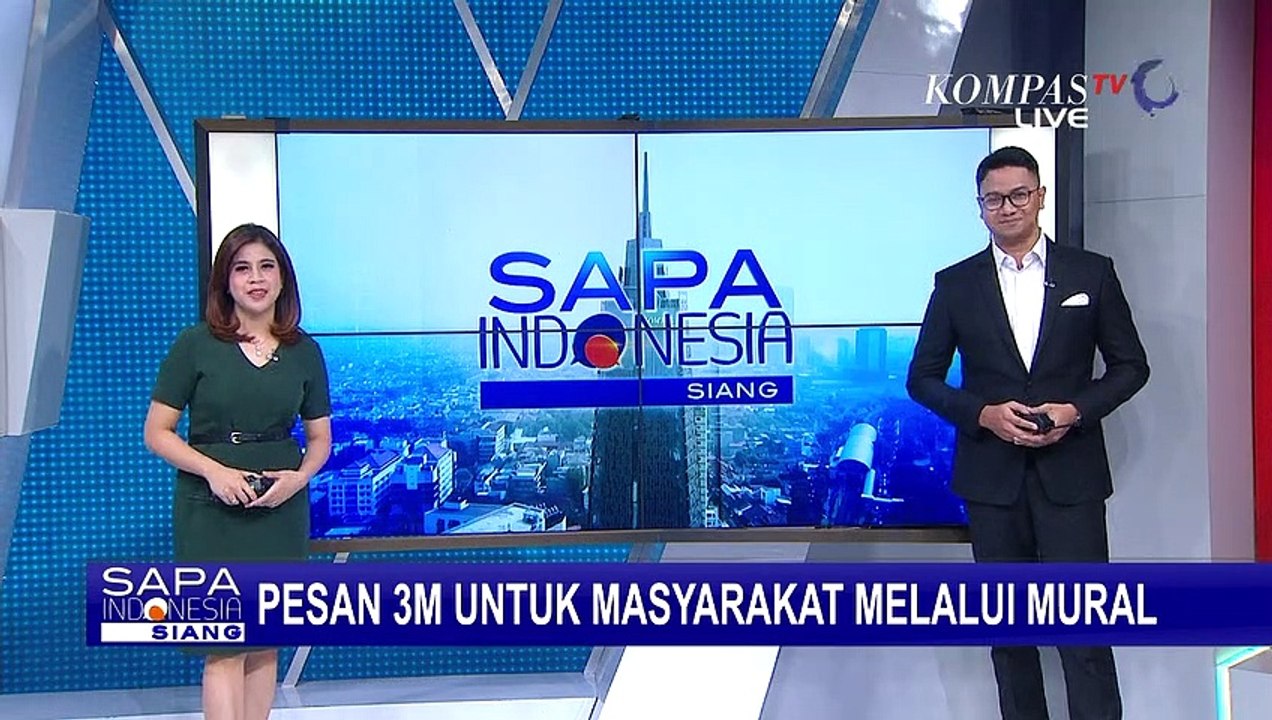 Kreatif! Warga Buat Mural 3M untuk Ingatkan Protokol Kesehatan
