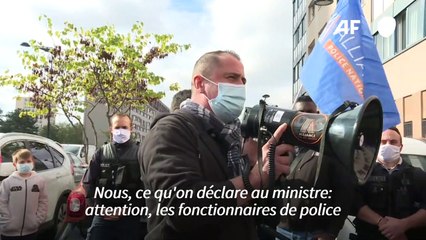 Champigny: des policiers rassemblés pour dénoncer "la haine anti-flics"
