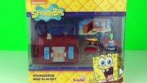 SpongeBob Squarepants Mini House Playsets Pineapple House with Squidward & Patrick Star
