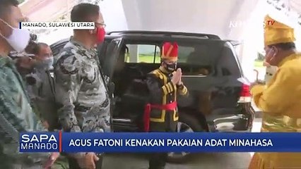 Download Video: Agus Fatoni Kenakan Pakaian Adat Minahasa