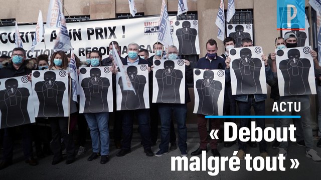 Champigny-sur-Marne : des policiers se rassemblent contre la haine anti-flic