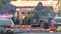 Hours-long standoff with BPD in Central Bakersfield