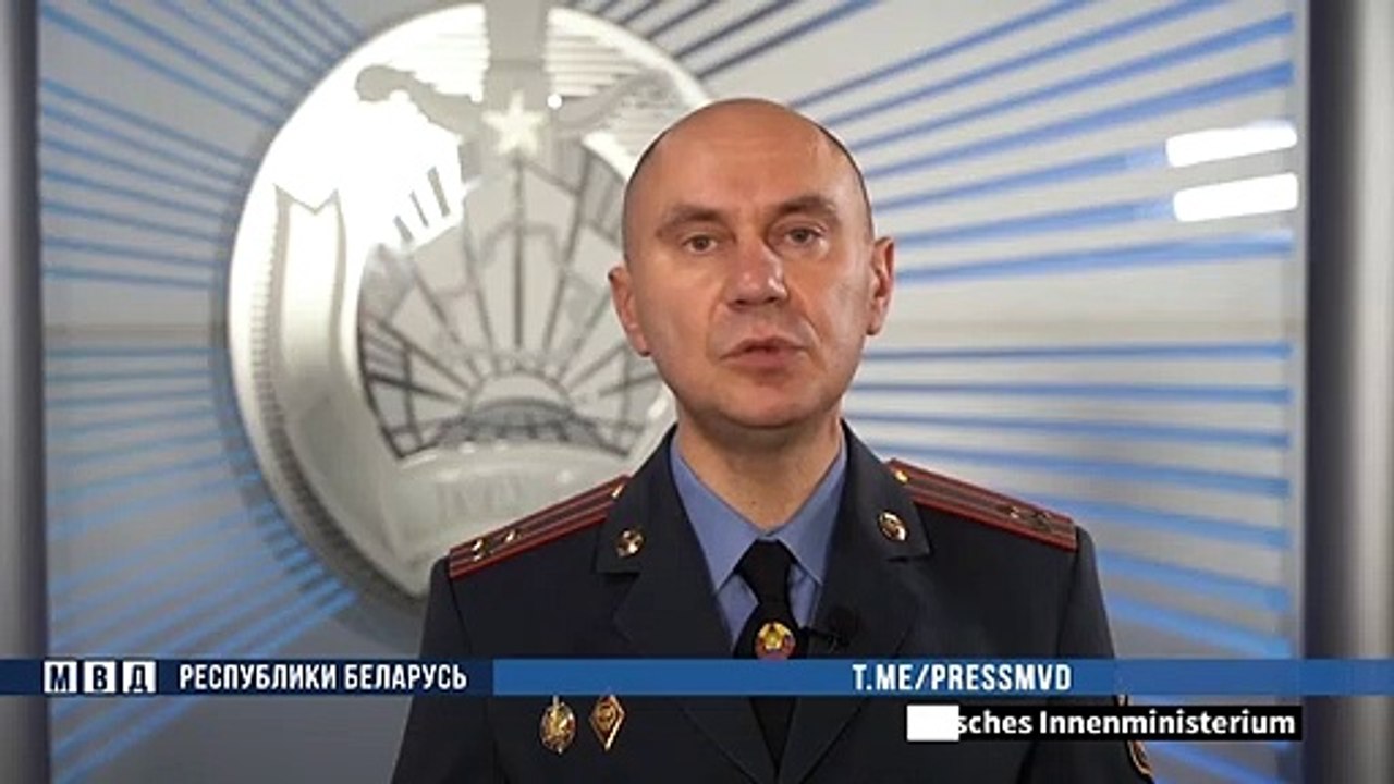 Polizei in Belarus droht Demonstranten mit Schusswaffengebrauch