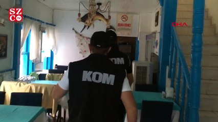 Ürettiği sahte içkileri piyasaya süremeden yakalandı, baskın anı kamerada