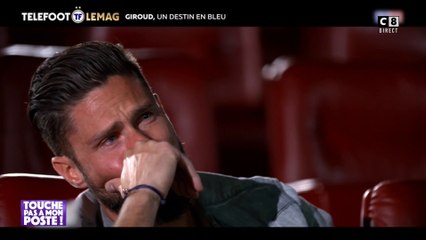 Olivier Giroud très ému lors d'une interview