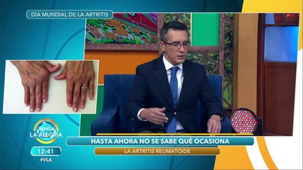 ¡Vinieron al programa para decirnos y explicarnos lo que es la artritis! | Venga La Alegría