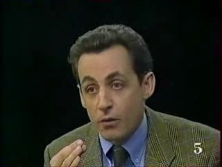 DEBAT AUDIOVISUEL SARKOZY - DRAY - LA 5 1992