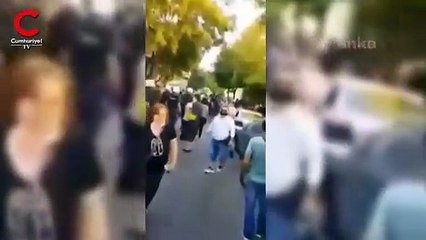 Gürcistan’ın eski Devlet Başkanı Yunanistan’da yumruklu saldırıya uğradı