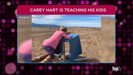 Carey Hart Says He's a 'Firm Believer in Teaching' His Kids, 3½ and 9, How to 'Shoot' a Gun