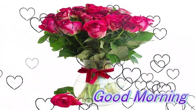 Romantic Good morning With flowers 3D video,Good morning wishes, greeting, Whatsapp and Facebook videoWhatsapp and Facebook video