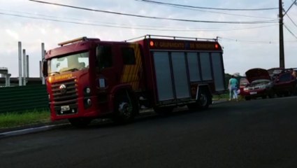 Palio tem princípio de incêndio na Rua Jacarezinho, na Região do Lago