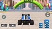 Police Formula Ramp Car Stunts GT Stunt Car Games - Impossible Formula Racing - Android GamePlay #2
