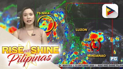 PTV INFO WEATHER: Bagyong #NikaPh, nakalabas na ng PAR; Binabantayang LPA sa loob ng PAR, inaasahang maging bagyo