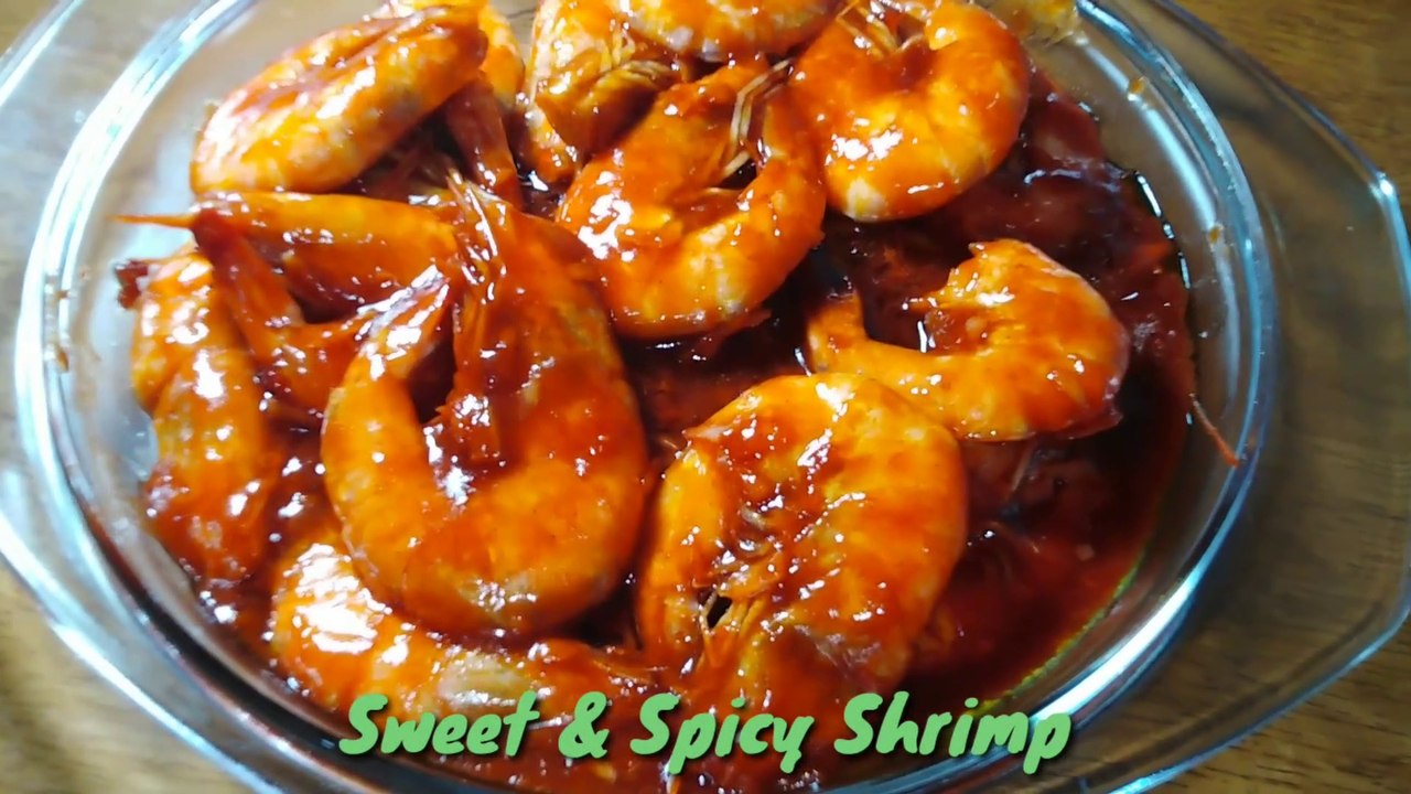 Super Quick And Easy Sweet And Spicy Shrimp Sweet And Spicy Shrimp Recipe Taste Buds Ph Video Dailymotion