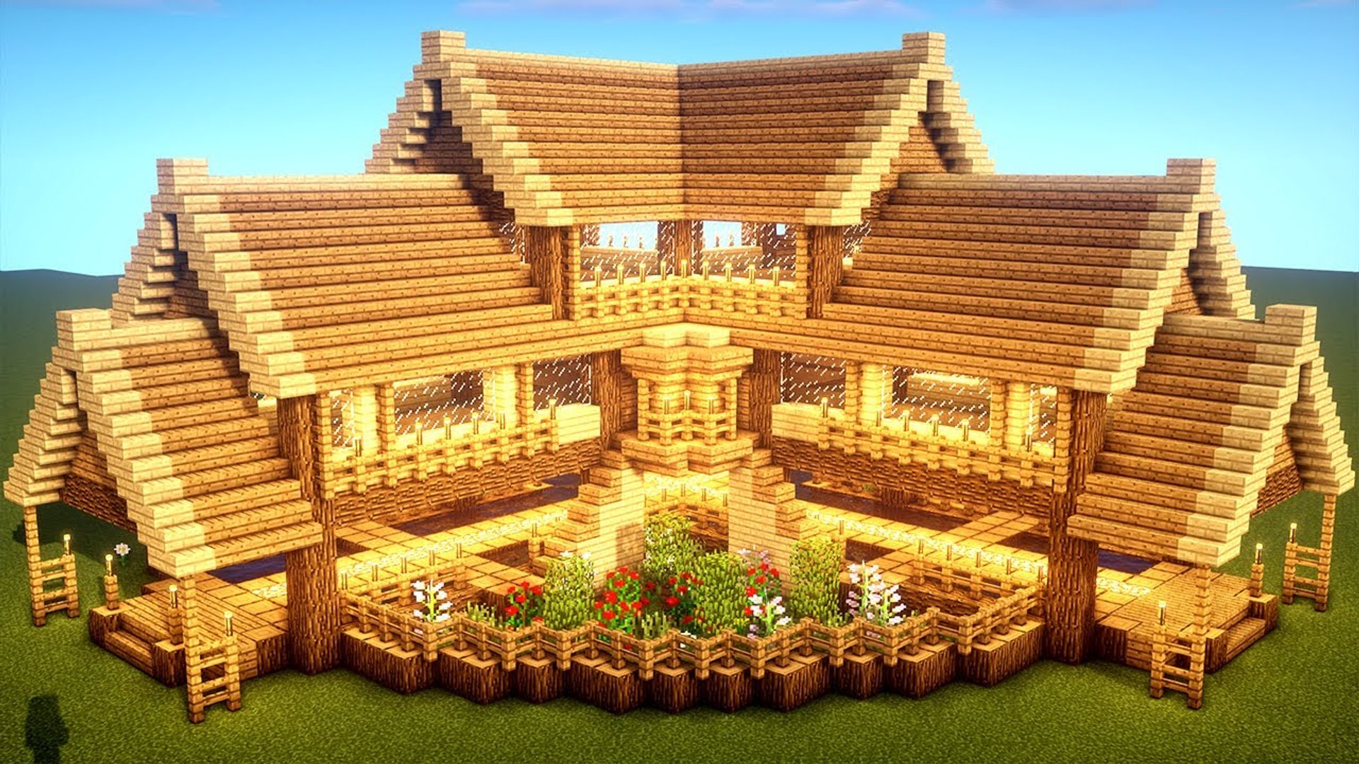 Minecraft Acacia Survival House