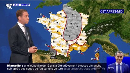 Un temps instable sur tout le pays ce mardi, sauf autour de la Méditerranée