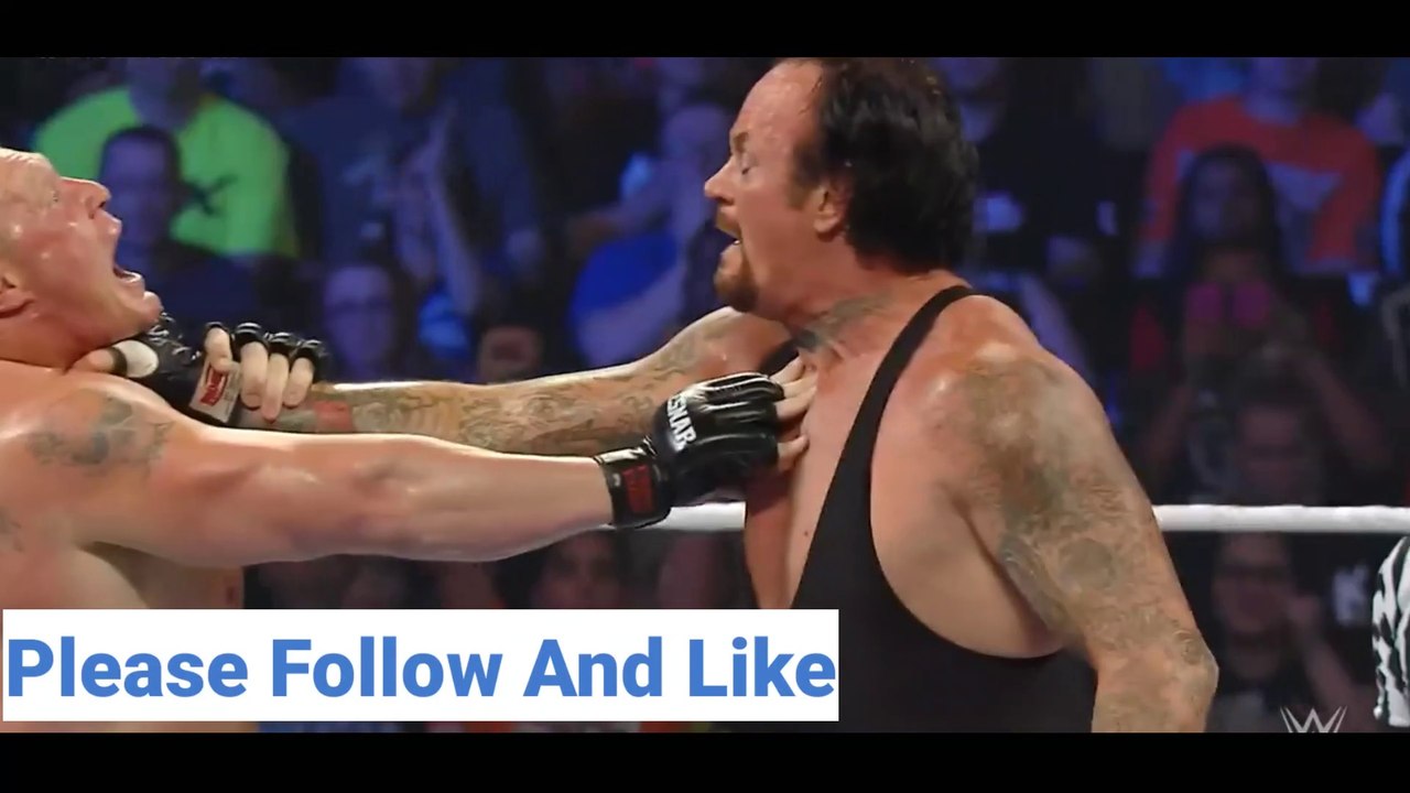 WWE Fight FUll Match - Brock Lesnar Vs   The Undertaker